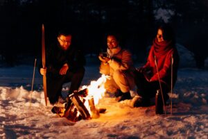 layered clothing and insulation